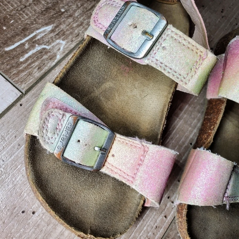 FREE WITH ANY PURCHASE Carter's Pink Duncan Toddler Girl Size 10M Buckle Sandals